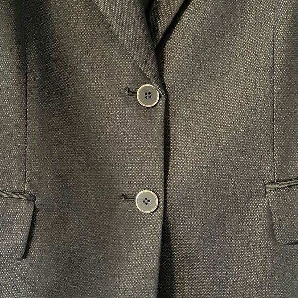 New York & Company 7th Avenue Suiting navy lined easy care blazer 18 - Picture 6 of 16